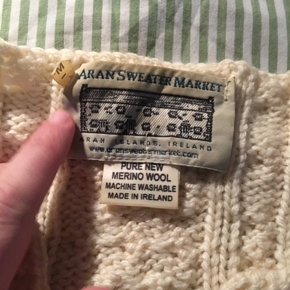 Aran Island Wool Sweater - Picture 4 of 7